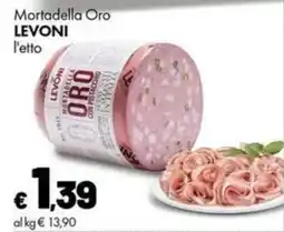Supermercati Vinci Mortadella Oro Levoni offerta