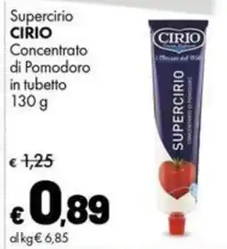 Supermercati Vinci Supercirio Cirio Concentrato di Pomodoro offerta