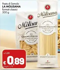 Supermercati Vinci Pasta di Semola La Molisana offerta