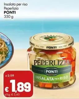 Supermercati Vinci Insalata per riso Peperlizia Ponti offerta