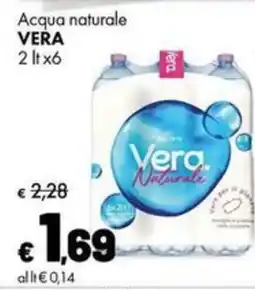 Supermercati Vinci Acqua naturale Vera offerta