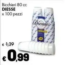 Supermercati Vinci Bicchieri Diesse offerta