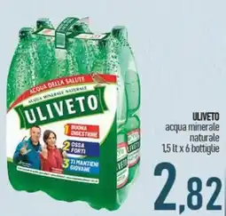 Ciro Amodio Acqua minerale naturale Uliveto offerta