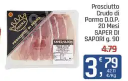 Ottimo Market Prosciutto Crudo di Parma D.O.P. Saper di Sapori offerta