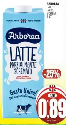 Vicino a te supermercati Arborea latte parzialmente scremato offerta