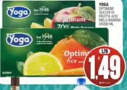Vicino a te supermercati Yoga optimum succh di frutta ace/ mela banana offerta