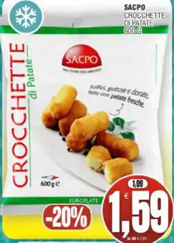 Vicino a te supermercati Sacpo crocchette di patate offerta