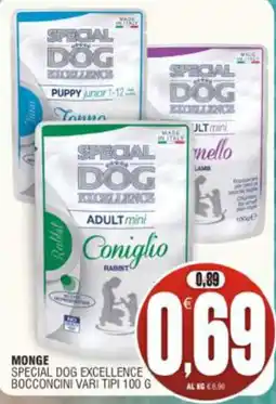 Vicino a te supermercati Monge Special Dog Excellence Bocconcini vari tipi offerta