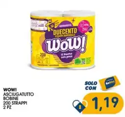 SeBón Supermercati WOW! asciugatutto bobine offerta