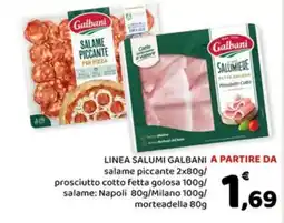 Conad Margherita Salame piccante Galbani offerta