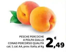 Conad Margherita Pesche percoche a polpa gialla offerta