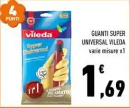 Conad Margherita Guanti super universal Vileda offerta
