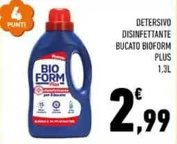 Conad Margherita Detersivo disinfettante bucato bioform plus offerta