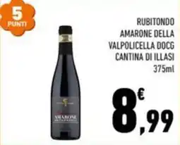 Conad Margherita Rubitondo Amarone della Valpolicella DOCG Cantina di Illasi offerta