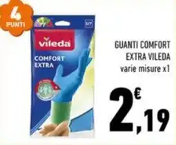 Conad Margherita Guanti comfort extra Vileda offerta