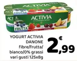 Conad Margherita Yogurt Activia Danone offerta