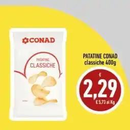Conad Margherita Patatine Conad classiche offerta