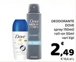 Conad Margherita Dove Men+Care Classic offerta