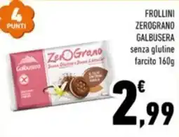Conad Margherita Frollini ZerogranO Galbusera offerta