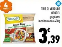 Conad Margherita Orogel tris di verdure grigliato/mediterraneo offerta