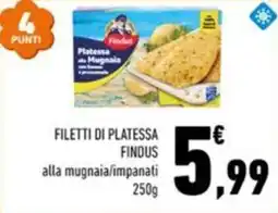 Conad Margherita Filetti di platessa Findus alla mignaia/impanati offerta
