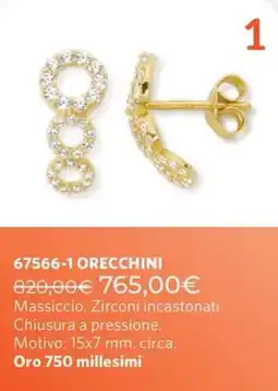 Cristian Lay Orecchini Oro 750 millesimi offerta