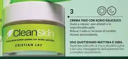 Cristian Lay Cleanskin crema viso per pelli grasse con acido salicilico offerta