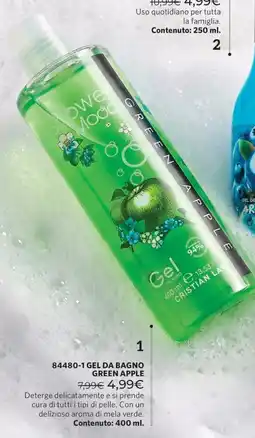 Cristian Lay Gel da bagno green apple offerta