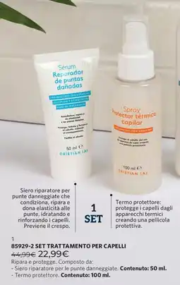 Cristian Lay Set trattamento per capelli offerta