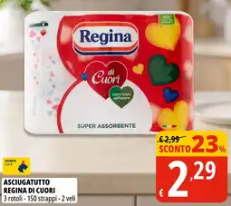 Tigros Asciugatutto Regina di Cuori offerta