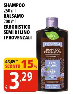 Tigros Shampoo erbistico semi di lino i provenzali offerta