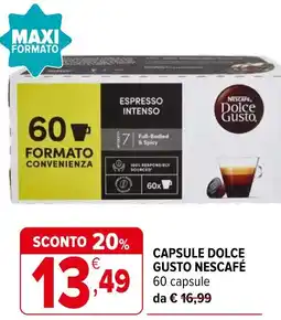 Iperal Capsule Dolce Gusto Nescafé offerta