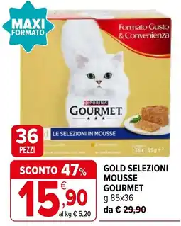 Iperal Gold selezioni mousse gourmet offerta