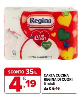 Iperal Carta cucina Regina di cuori offerta