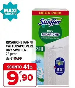 Iperal Ricariche panni catturapolvere dry swiffer offerta