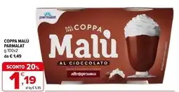 Iperal Coppa Malù Parmalat offerta