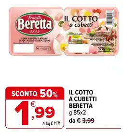 Iperal Il cotto a cubetti Beretta offerta