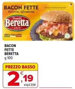 Iperal Bacon fette Beretta offerta