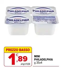 Iperal Mini Philadelphia offerta