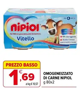 Iperal Omogeneizzato di carne Nipiol offerta