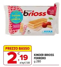 Iperal Kinder brioss Ferrero offerta