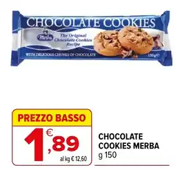Iperal Chocolate cookies Merba offerta