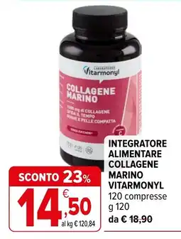 Iperal Integratore alimentare collagene marino Vitarmonyl offerta
