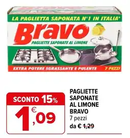 Iperal Pagliette saponate al limone Bravo offerta