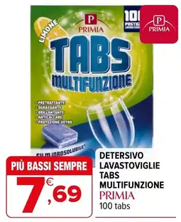 Iperal Detersivo lavastoviglie tabs multifunzione Primia offerta