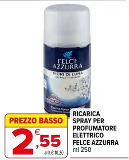 Iperal Ricarica spray per profumatore elettrico Felce Azzurra offerta