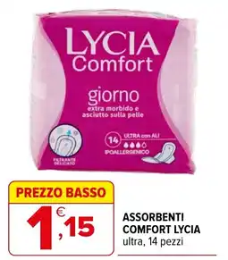 Iperal Assorbenti comfort Lycia ultra offerta