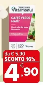 Iperal Caffè verde mate Vitamonyl offerta