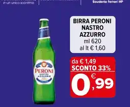 Iperal Peroni Nastro Azzurro offerta