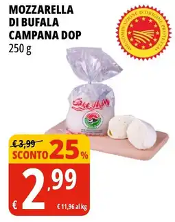 Tigros Mozzarella di bufala campana dop offerta